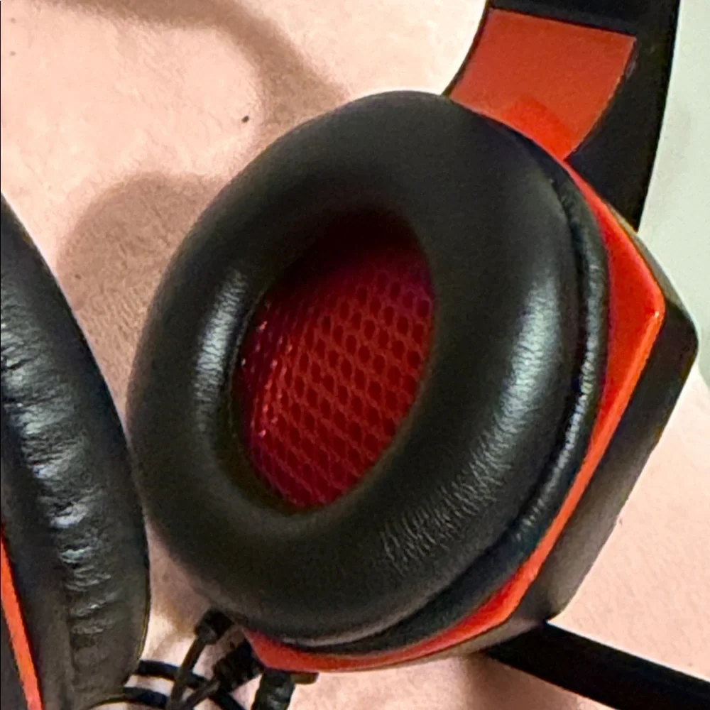 Hype Red and Black Gaming Headset